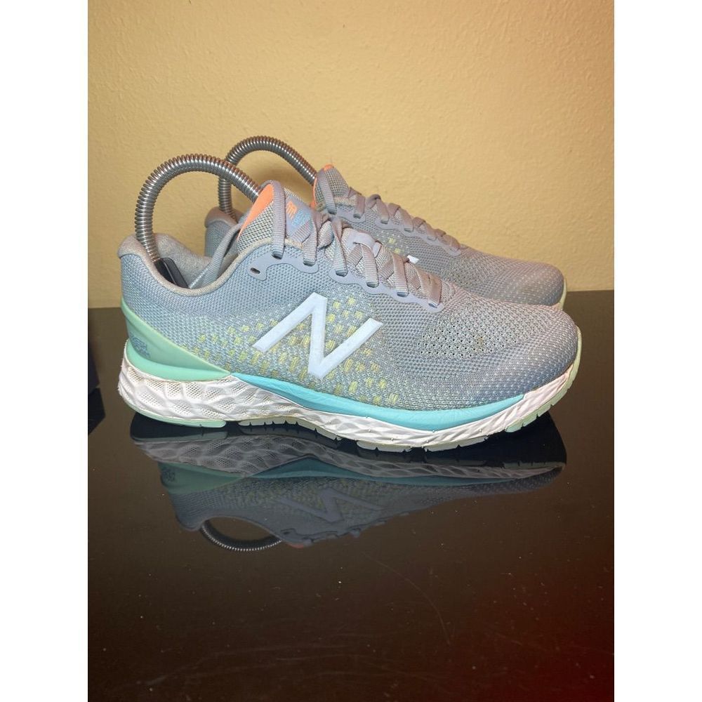 New Balance Womens Fresh Foam 880 V10 W880G10 Gray Running Shoes Sneakers 6.5 D
